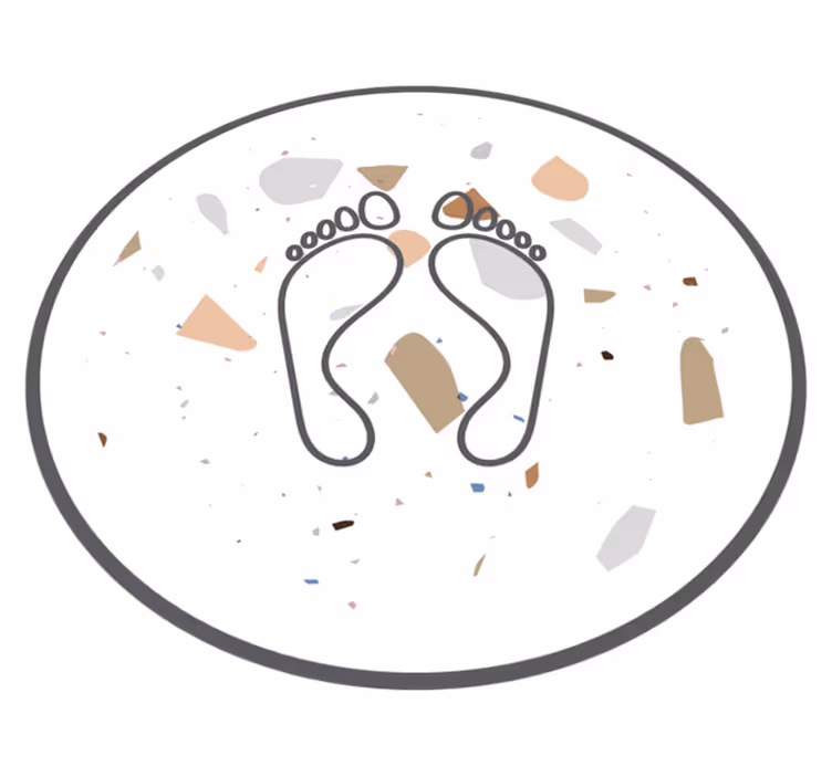 Talne obloge kopalnice iz teraco - TenStickers