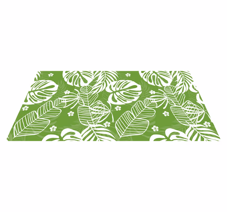 Monstera list vzorec narava vinil preproga - TenStickers