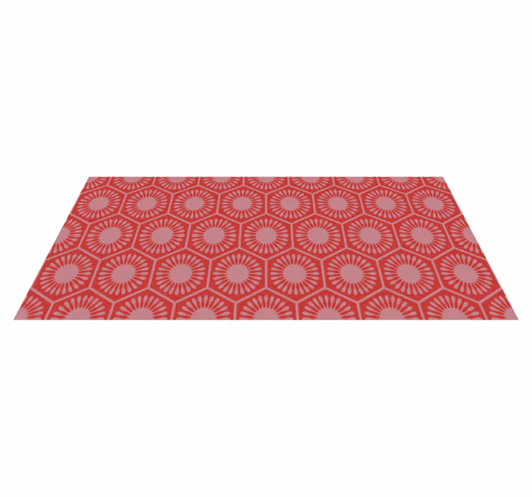 Vinilne preproge z geometrijskimi vzorci krožni motiv - TenStickers