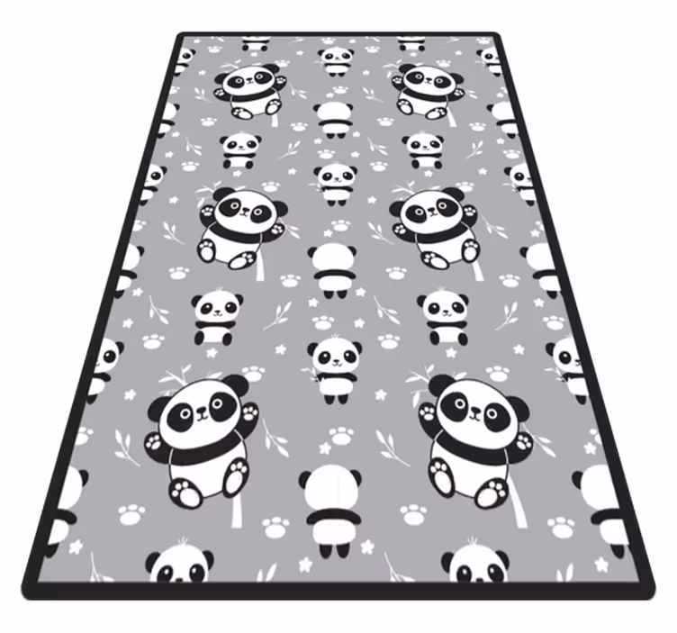 Panda igralni čas Otroške vinilna preproga - TenStickers
