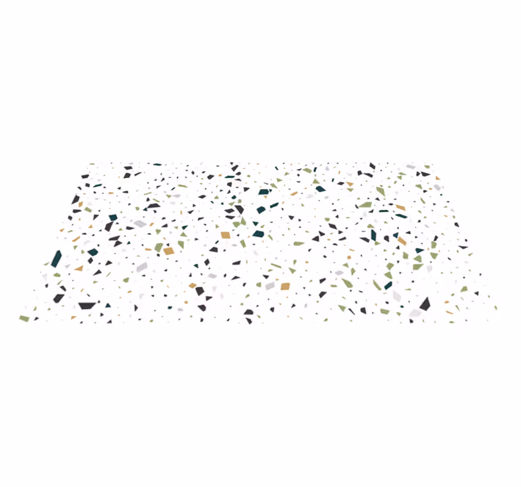Teraco splatter Vinilna preproga za kopalnico - TenStickers