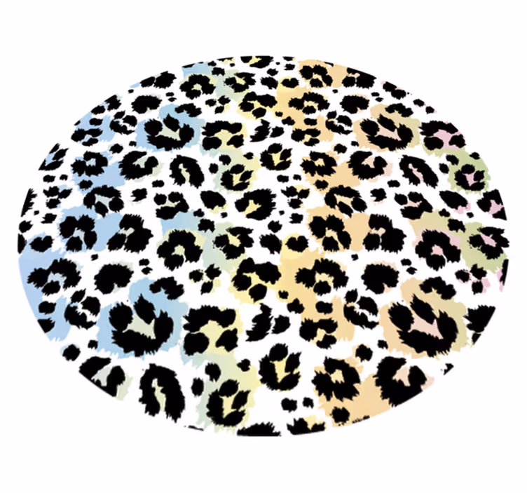 Vzorec leopardjih pik vinilni tepih s potiskom živali - TenStickers