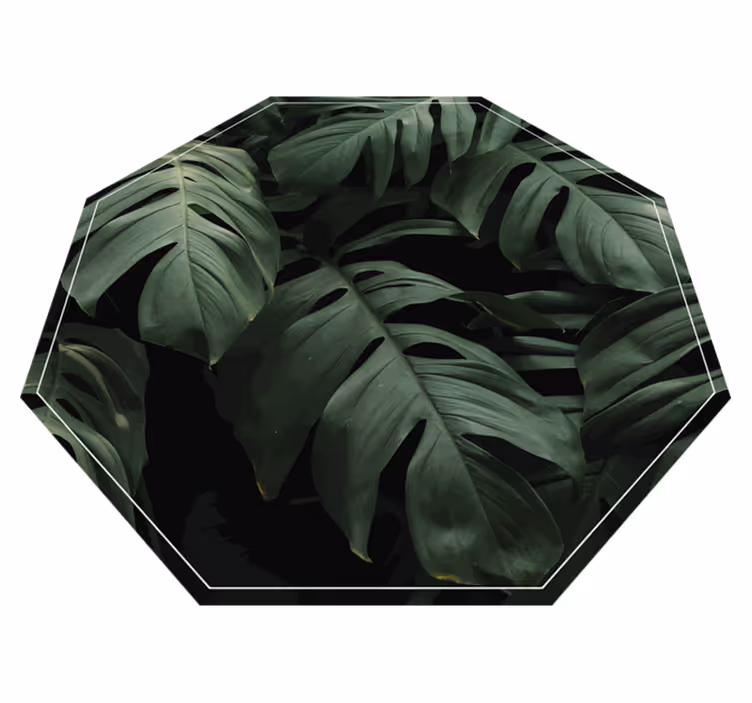 Monstera pušča cvetlično preprogo - TenStickers