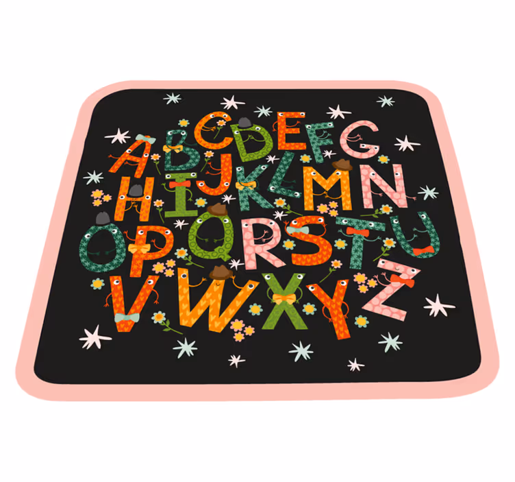 Abecedno čarovništvo abecedni vinilni preproga - TenStickers