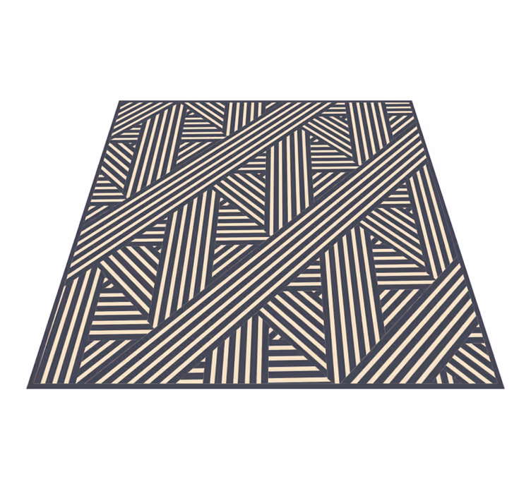 Vinilne preproge z geometrijskimi vzorci diagonalni vzorci - TenStickers