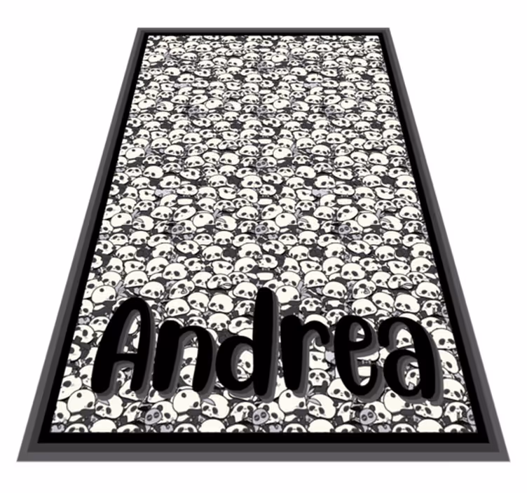 čudovite pande z imenom živalska preproga - TenStickers