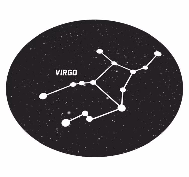 Ozvezdje device vinilna preproga s zvezdami - TenStickers