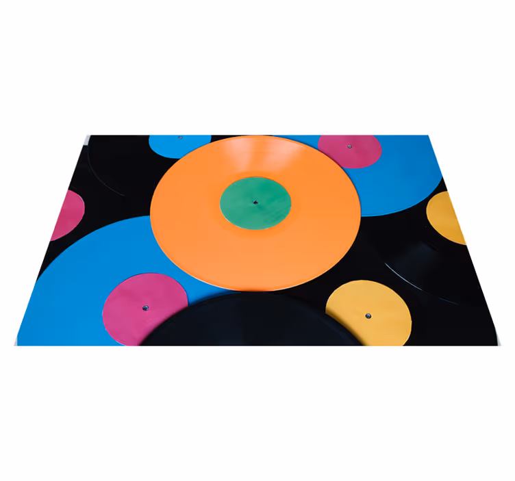 Plošča vinil podstavki večbarvna - TenStickers
