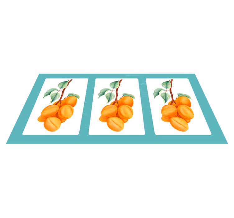 Retro dizajn marelične preproge - TenStickers