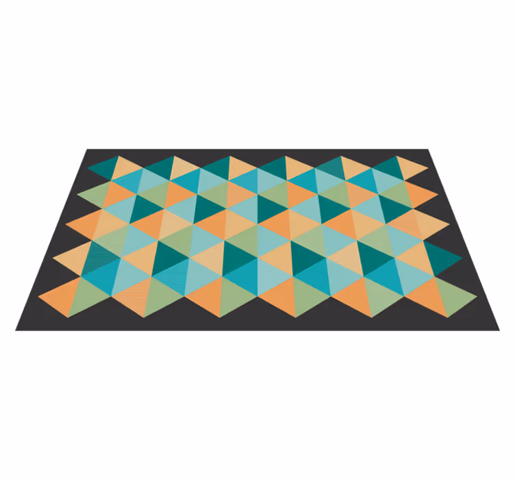 Vinilne preproge z geometrijskimi vzorci v kompoziciji - TenStickers