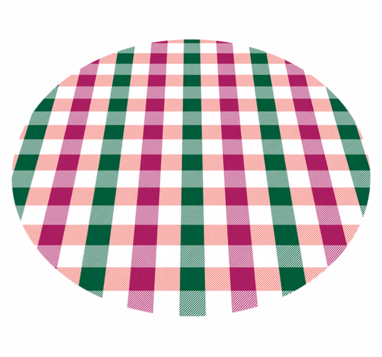 Kvadratni vzorec moderna vinil preproga - TenStickers