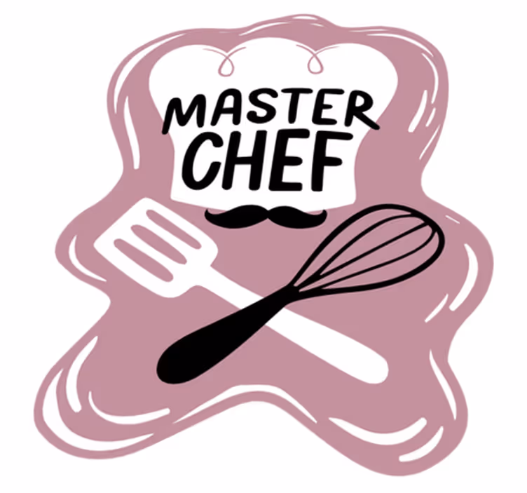Master chef kuhinjske talne ploščice - TenStickers