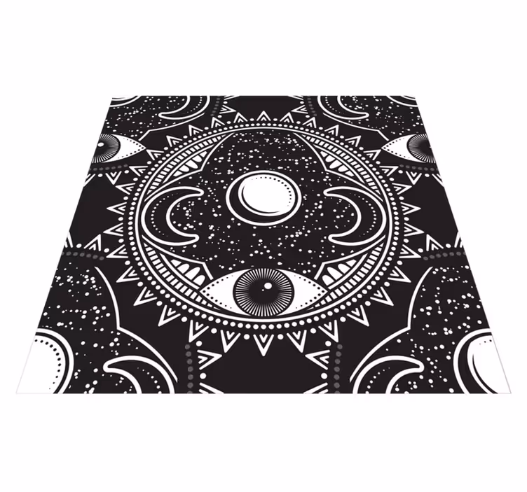 Vzorec nebesne mandale Vinilna preproga mandala - TenStickers