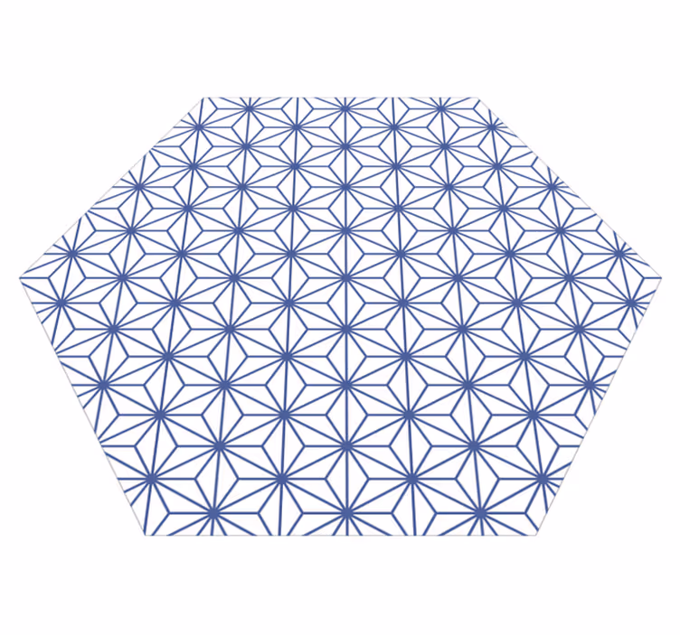 Vinilne preproge z geometrijskimi vzorci zvezdasti vzorci - TenStickers