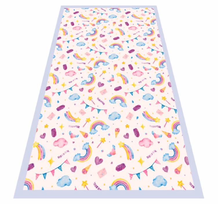čudaške podobe iz otroštva Otroške vinilna preproga - TenStickers