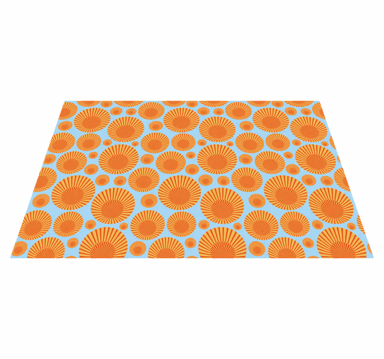 Vinilne preproge z geometrijskimi vzorci sončni žarek - TenStickers