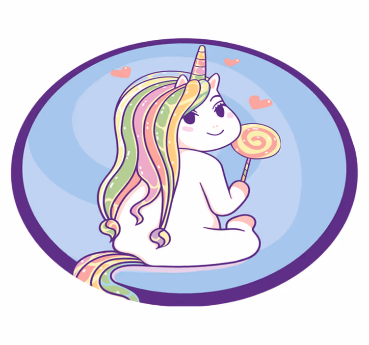 Samorogova lizika Otroške vinilna preproga - TenStickers