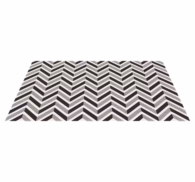 Chevron intrigue Vinilne preproge z geometrijskimi vzorci - TenStickers