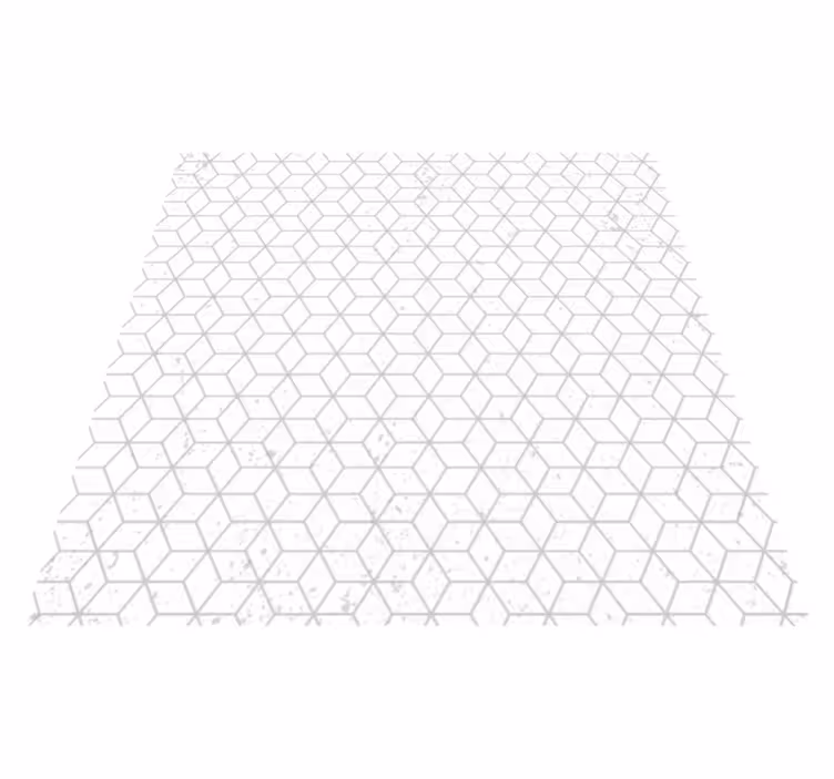 Nordic hexagons nordic preproga - TenStickers