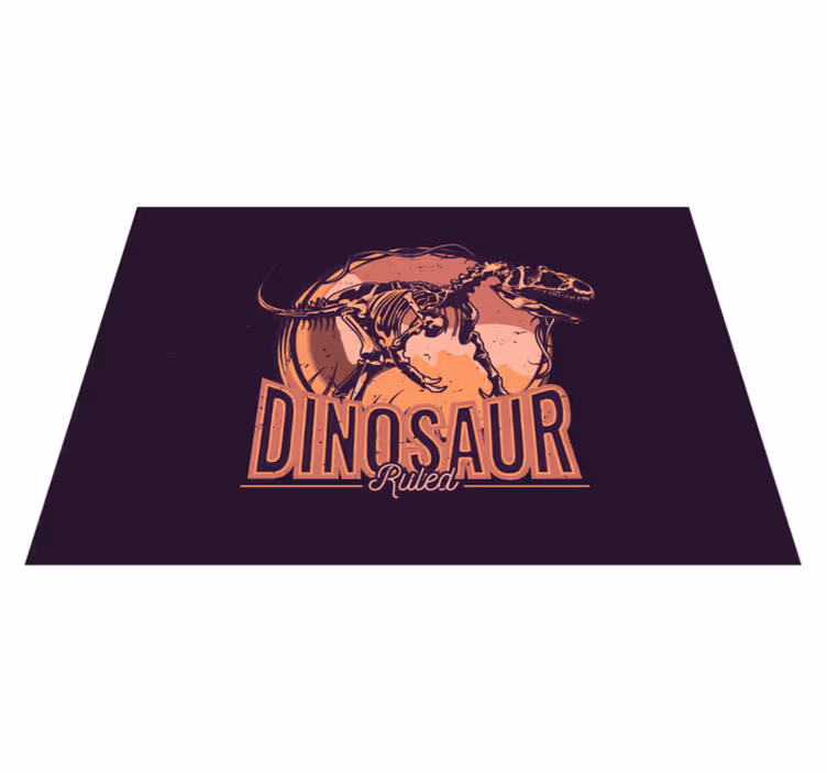 Grafična podoba dinozavra Tepih z živalskim potiskom - TenStickers