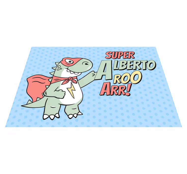 Superjunaški dinozaver Vinilne preproge v drugih vzorcih - TenStickers