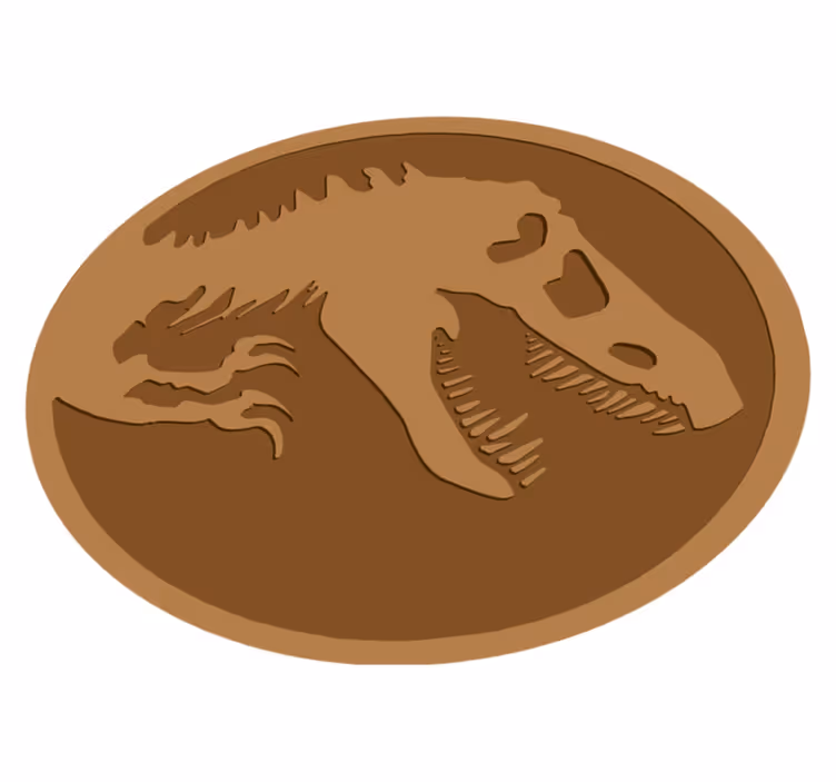 Dinozaver okostje vinil preproga - TenStickers