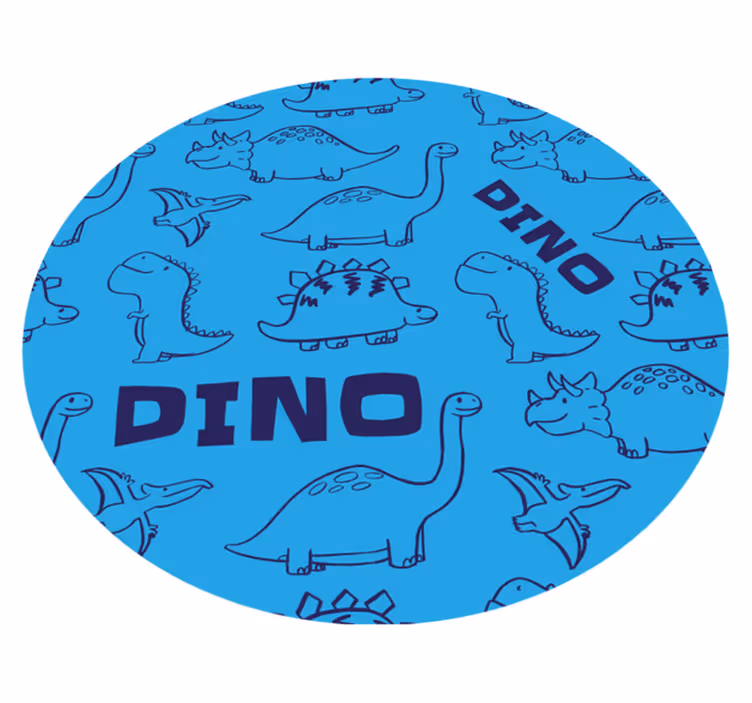 Na temo dinozavrov Vinilne preproge v drugih vzorcih - TenStickers