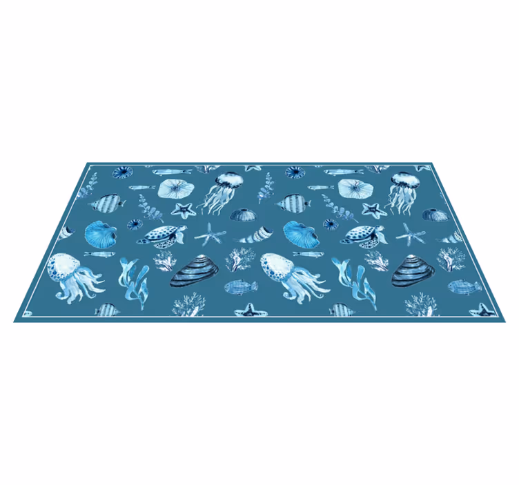 Preproga iz vinilnega tekača sea life - TenStickers
