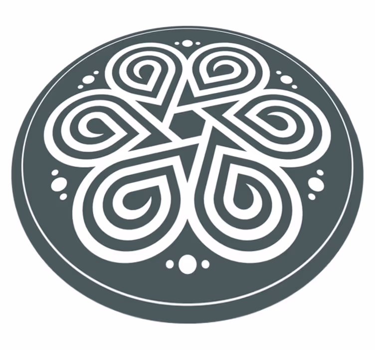 Keltska mandala Vinilna preproga mandala - TenStickers