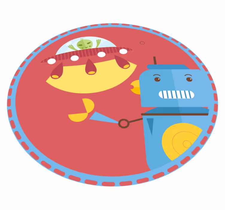 Igra podmorskega robota Otroške vinilna preproga - TenStickers
