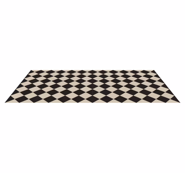 Classic checker pattern vinilna talna obloga - TenStickers