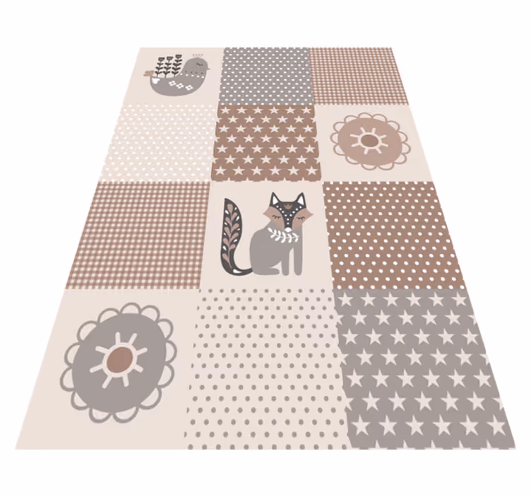 Patchwork igranje Vinilne preproge v drugih vzorcih - TenStickers