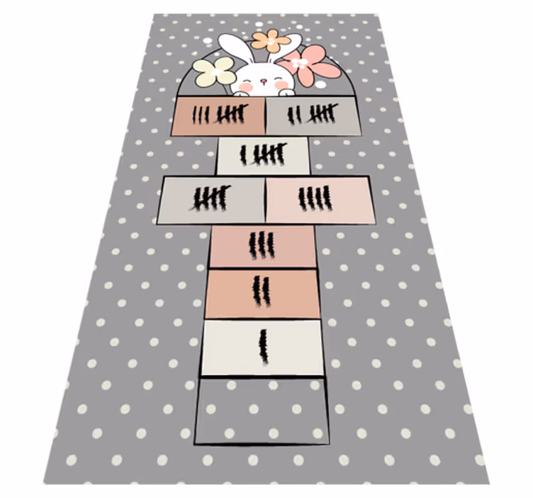 Hopscotch igranje Vinilna preproga za dojenčke - TenStickers