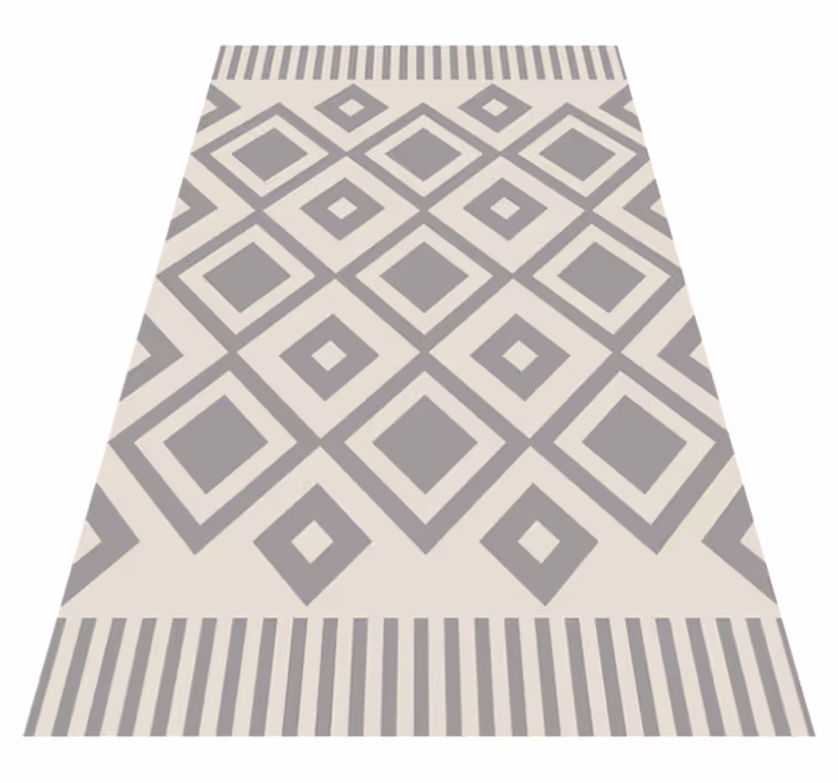 Grey elegant shapes vinilne preproge z vzorci - TenStickers