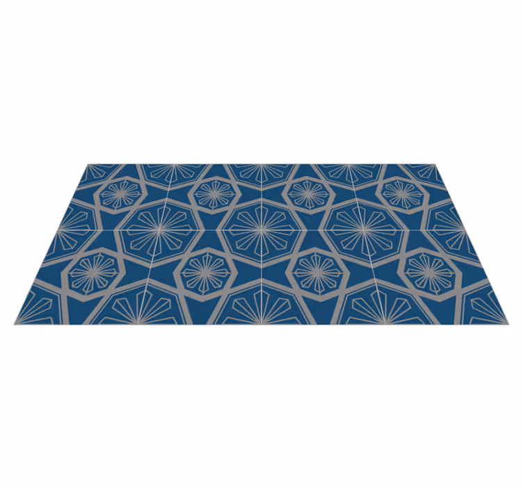 Stunning geometric pattern vinilna talna obloga - TenStickers
