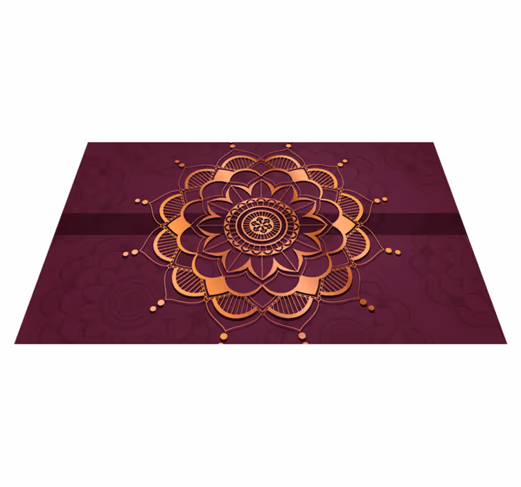 Talni okras mandala Vinilna preproga mandala - TenStickers