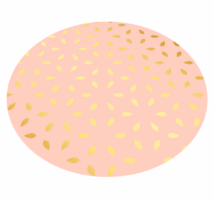 Vzorec pastelnih cvetnih listov cvetlična vinilna preproga - TenStickers