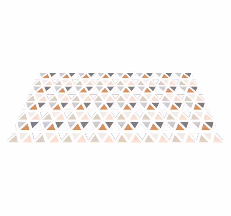 Triangular pattern design vinilne preproge z vzorci - TenStickers