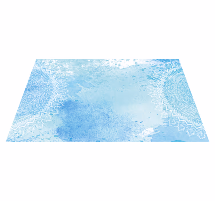 Mandala splash Vinilna preproga mandala - TenStickers