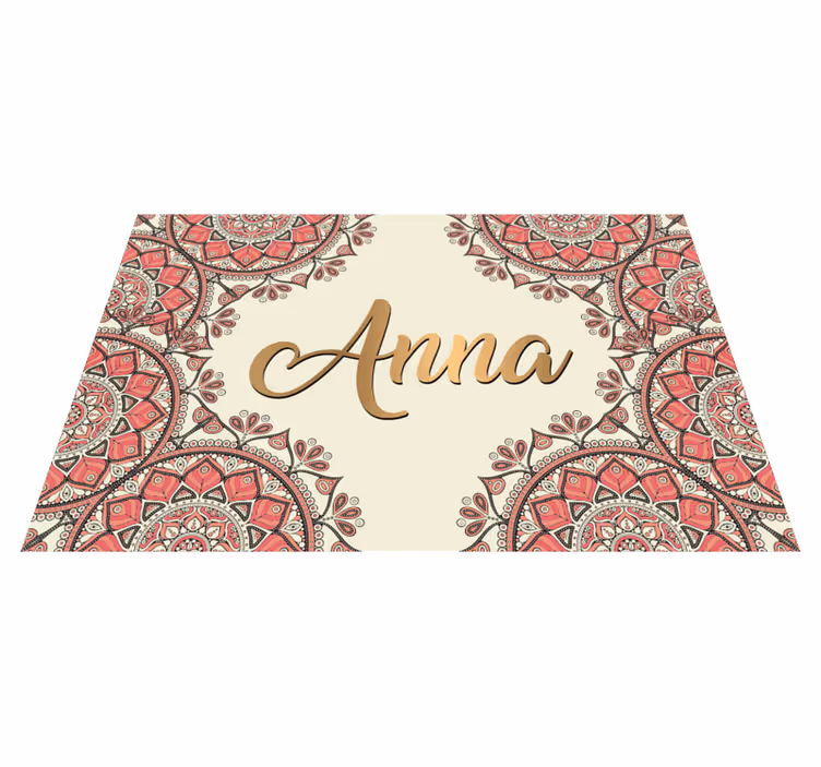 Orientalska mandala design mandala vinil preproga - TenStickers