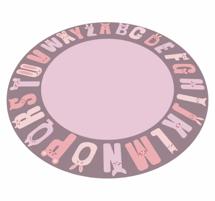 Izobraževalni krožek abeceda abecedni vinilni preproga - TenStickers