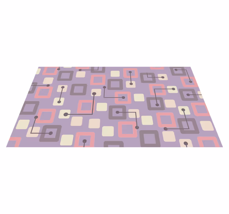 Geometrijsko vezje Vinilne preproge z geometrijskimi vzorci - TenStickers