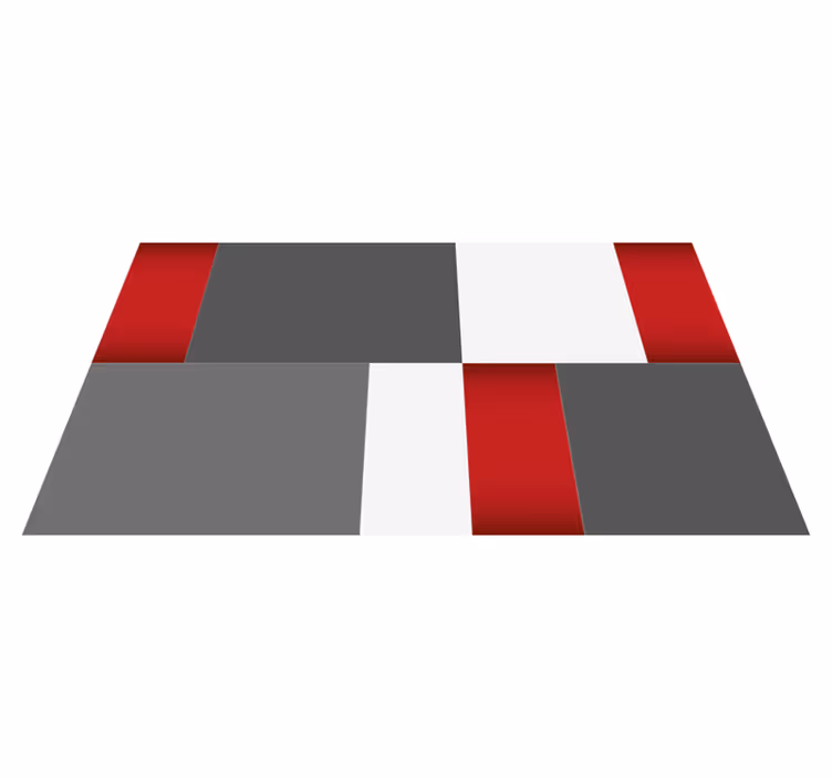 Minimalistični bloki minimalistična vinilna preproga - TenStickers