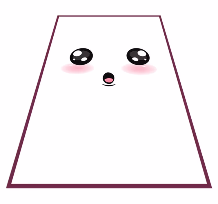 Ljubka anime oči najstniška vinil preproga - TenStickers