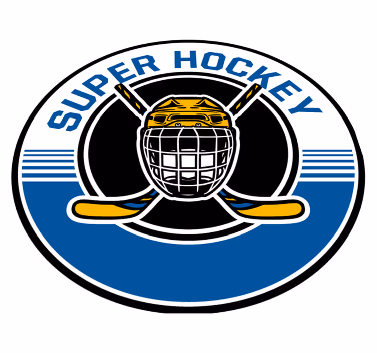 Hokejski emblem Vinilna preproga z igre - TenStickers