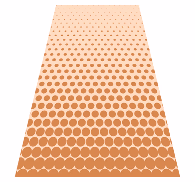 Polka dot gradient Vinilna preproga s črtami - TenStickers