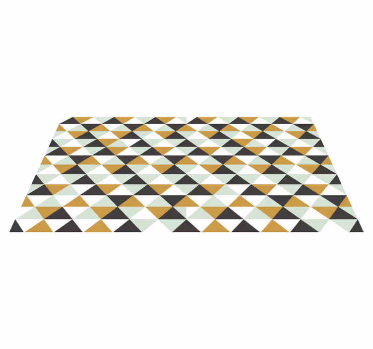 Triangular mosaic arrangement vinilne preproge - TenStickers