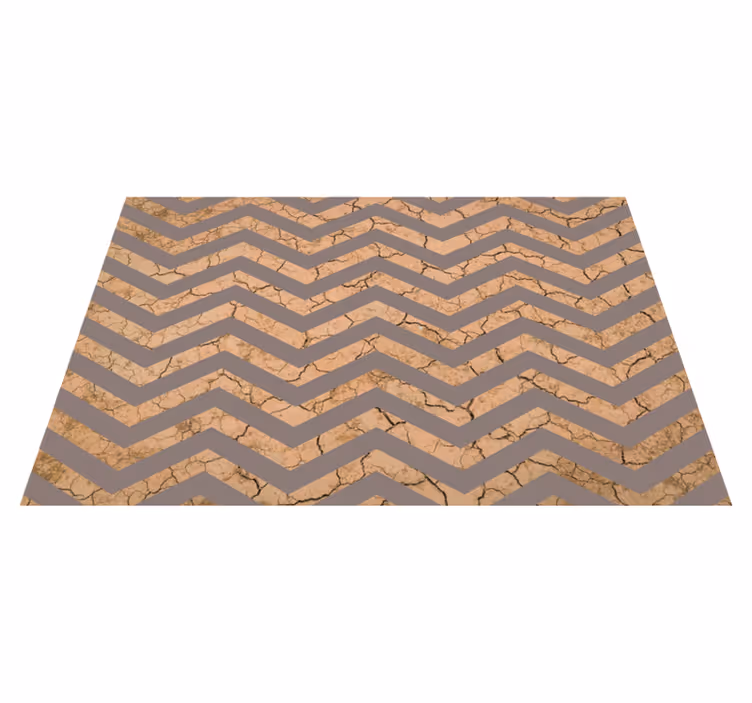 Vinilne talne obloge z teksturo chevron razpokan vzorec - TenStickers