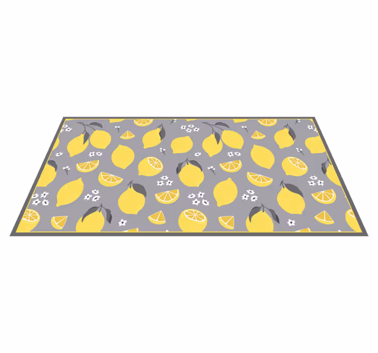 Koncept rezine limone Vinilna preproga za kuhinjo - TenStickers