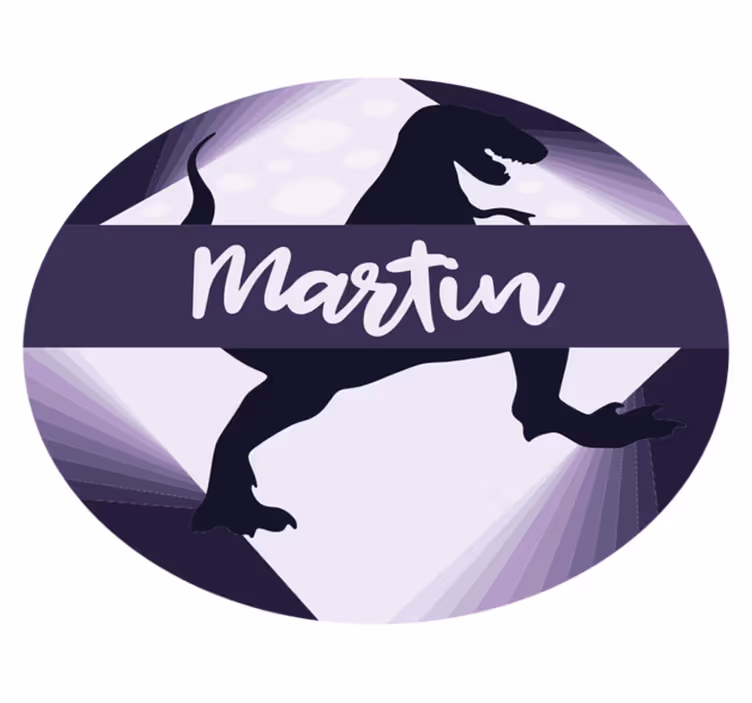 Velociraptor z imenom Vinilne preproge v drugih vzorcih - TenStickers